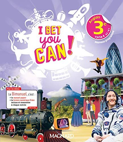 Collectif - I bet you can ! anglais 3e, cycle 4, A2-B1 : bimanuel : nouveau programme - Preis vom 13.10.2026 19:28:25 h