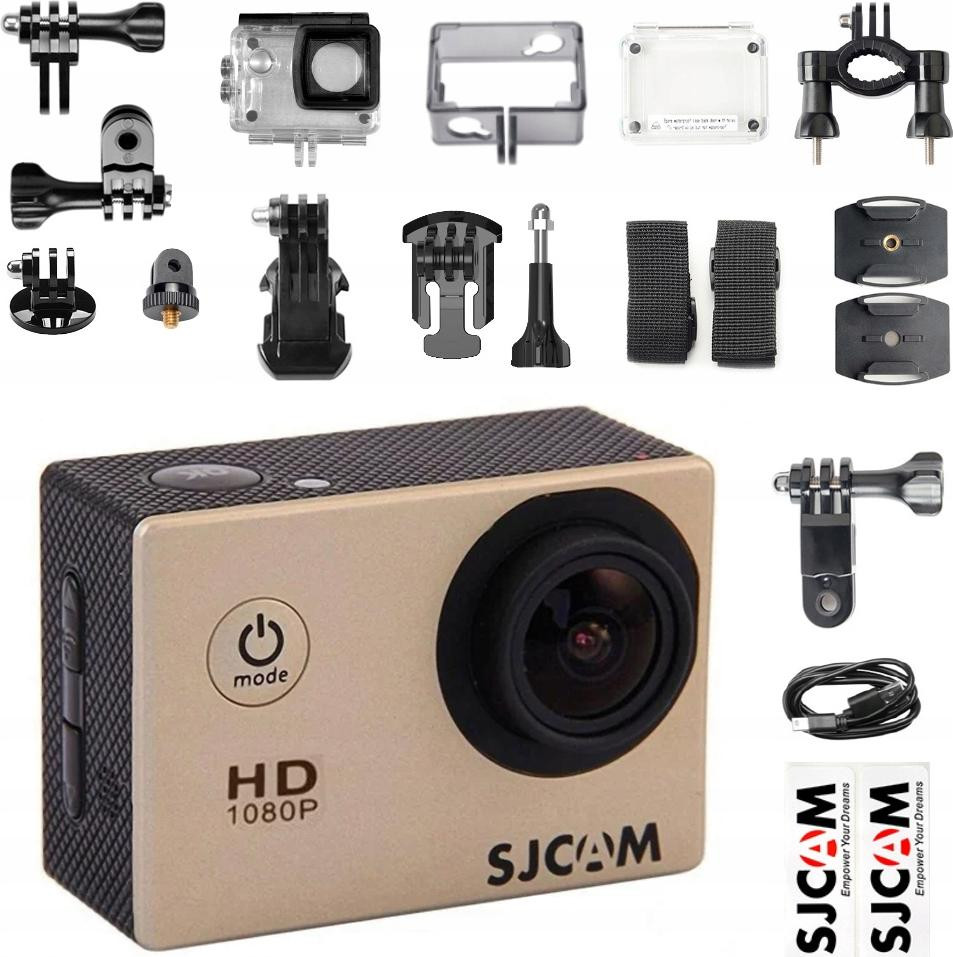 SJCAM SJ4000 Sportcamera met 1080P Full HD en waterdichte accessoires voor motorrijders