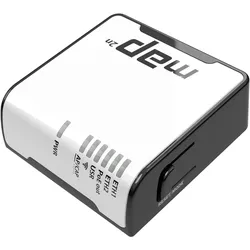 MikroTik Access Point RBmAP2nD, mAP, 2.4 GHz, 2x 10/100, micro, Router, Weiss, Schwarz