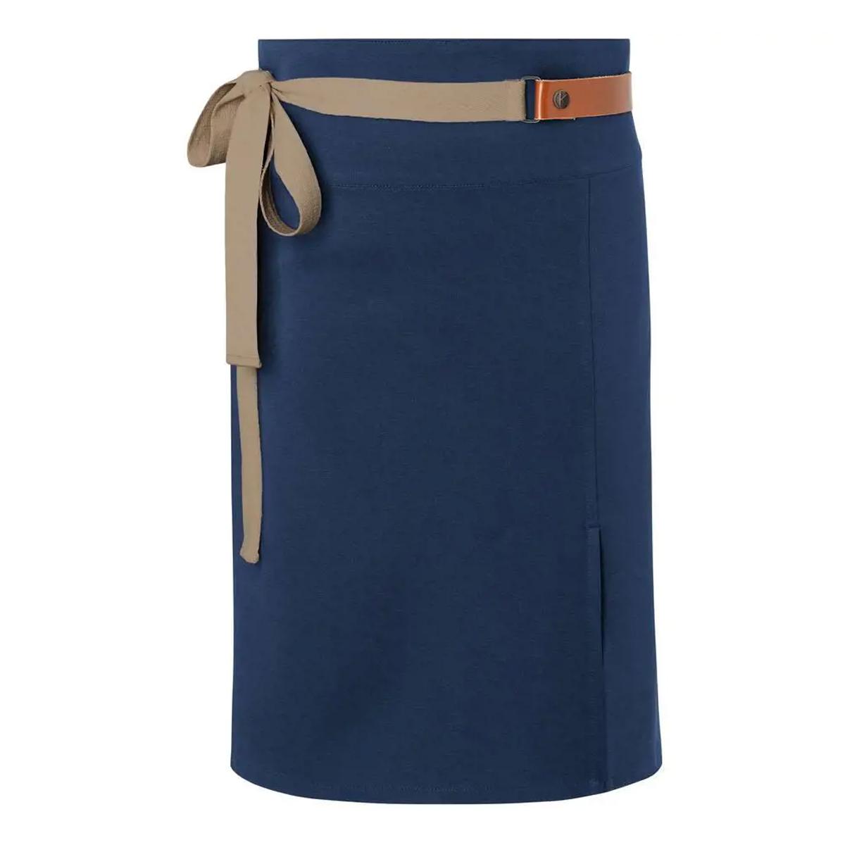 Karlowsky Green-Generation Lederen taille schort (Staalblauw)
