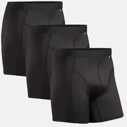 SPORTS TRUNKS - 3-Pack - Schwarz - L