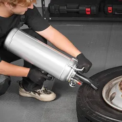 VEVOR Reifenwulstsetzgerät 10 L Luft-Reifenwulststrahlgerät Luftwulstblaster Hand-Reifenfüllwerkzeug, verbessertes tragbares Reifenfüllgerät, 0,6-0,8 MPa für Auto Motorrad SUV Pickup ATV Silber