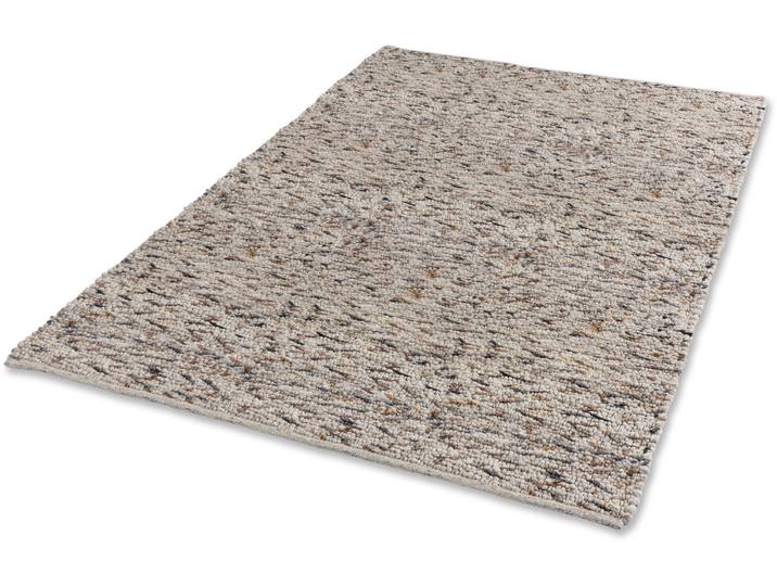 Wollteppich Odelia 6026 , beige (multi creme), B:170cm H:15mm L:240cm, Jute, Kunstfaser, Wolle, SCHÖNER WOHNEN-KOLLEKTION, Teppiche, Wollteppich, handweb, warme Wolle, Wohnzimmer, Schöner Wohnen Kollektion