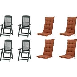 Progarden Tampa+Auflagen SET grü/te X64448 Gartenmöbel-Set