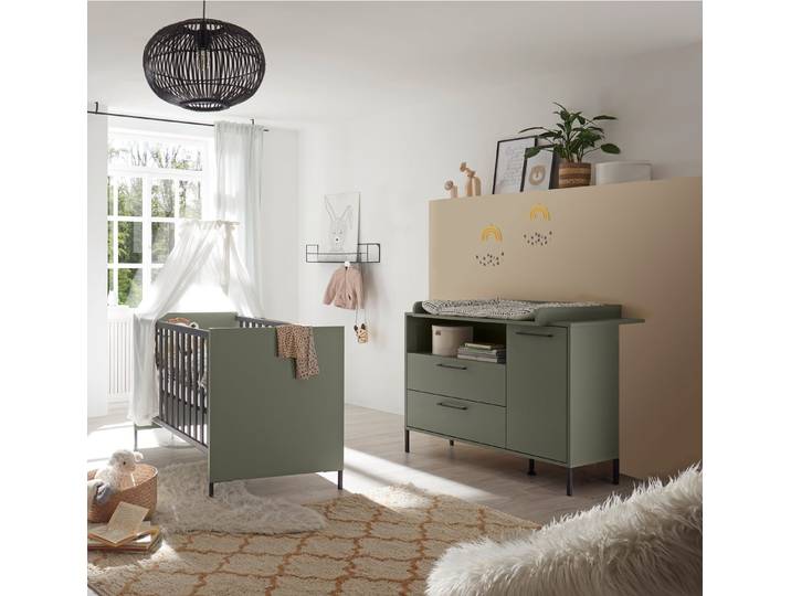 möbel-direkt.de Babyzimmer-Komplettset Kinderzimmer Set Ole