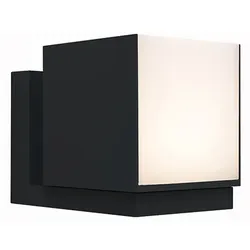 LED Außenwandleuchte Wandstrahler Flexibel verstellbar Schwarz Aluminium IP54