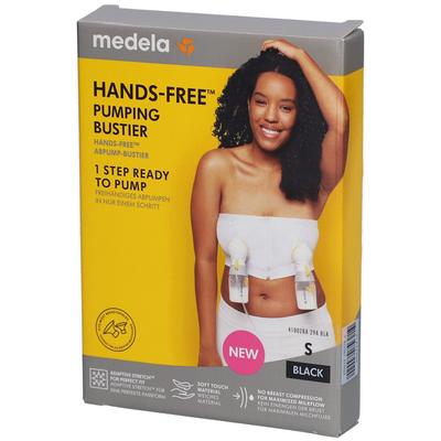 Medela hands-free pumping bustier S schwarz 1 St Bustier
