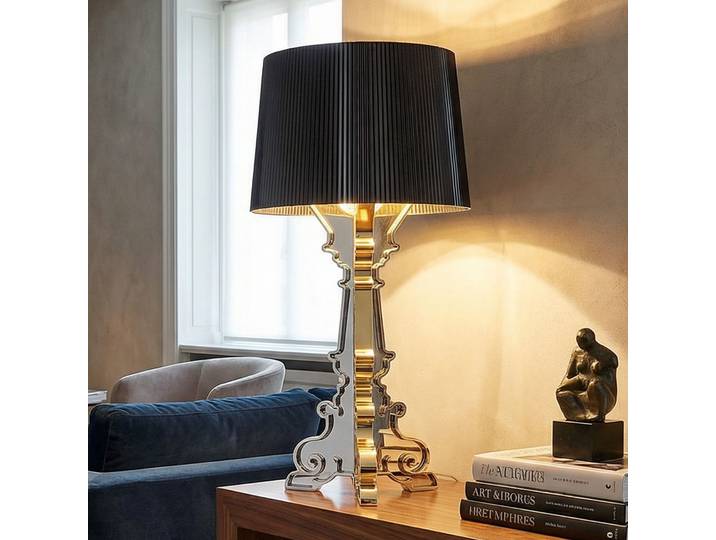 Bourgie Lampe de Table Multicouleur Titane - Kartell - Salon / séjour - Design - Plastique - Avec abat-jour