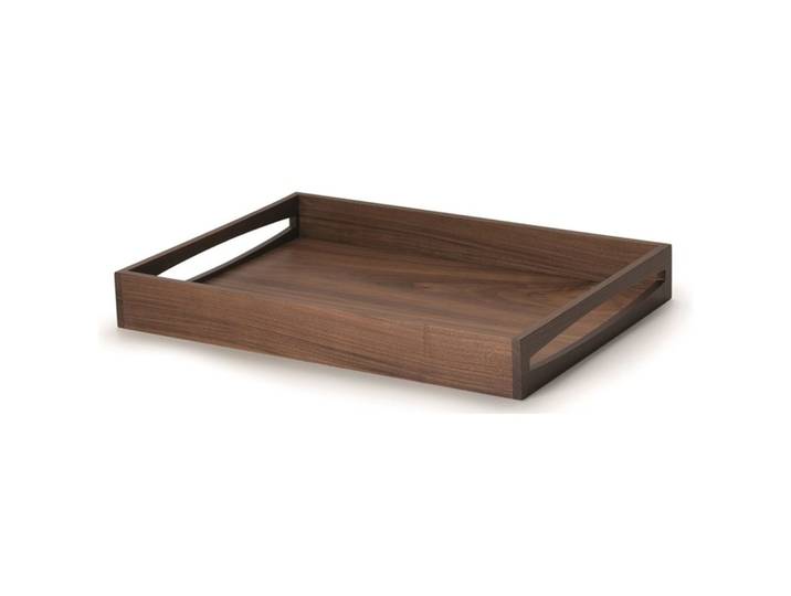 Tablett Continenta Walnuss Nussbaum B 35 T 49 cm - Tablett
