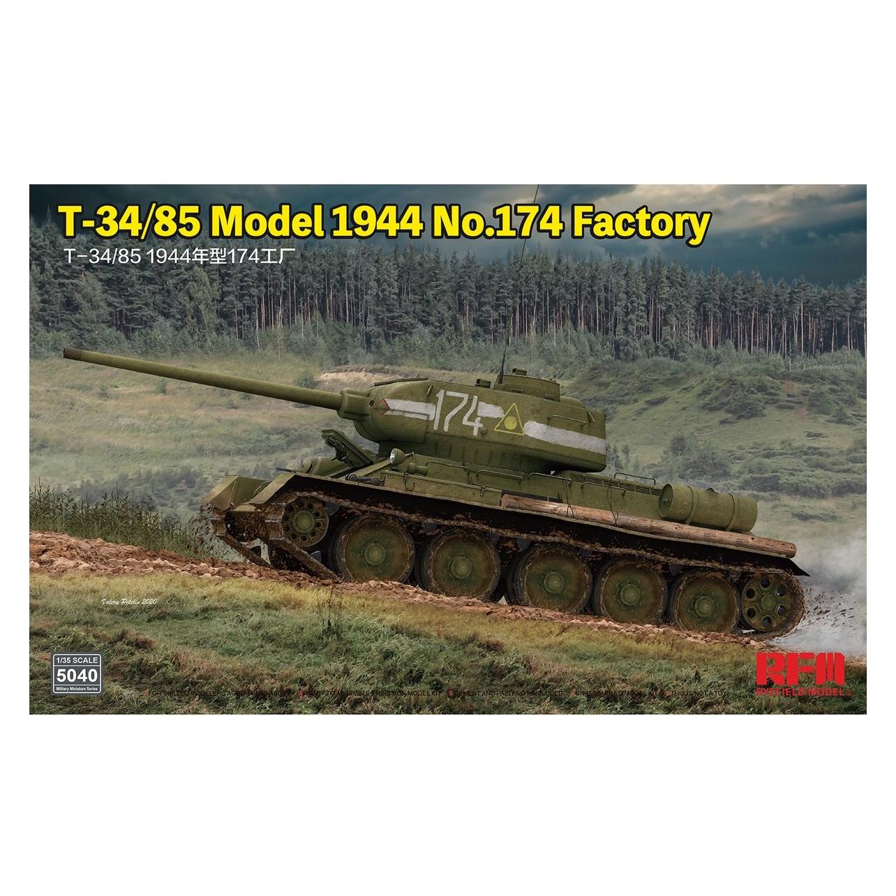 Rye Field Model T-34/85 Model 1944 No.174 Factory (5040)