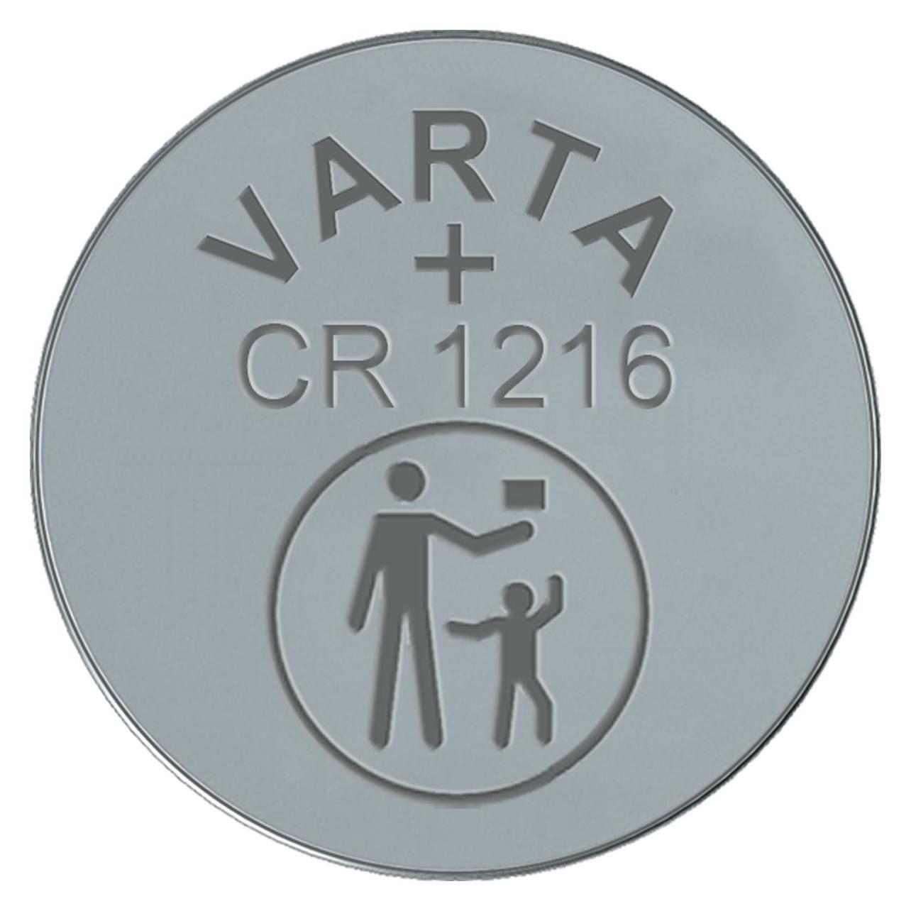 Varta Electronics CR1216 (1 Stk., CR1216, 27 mAh) (VT6216101401)