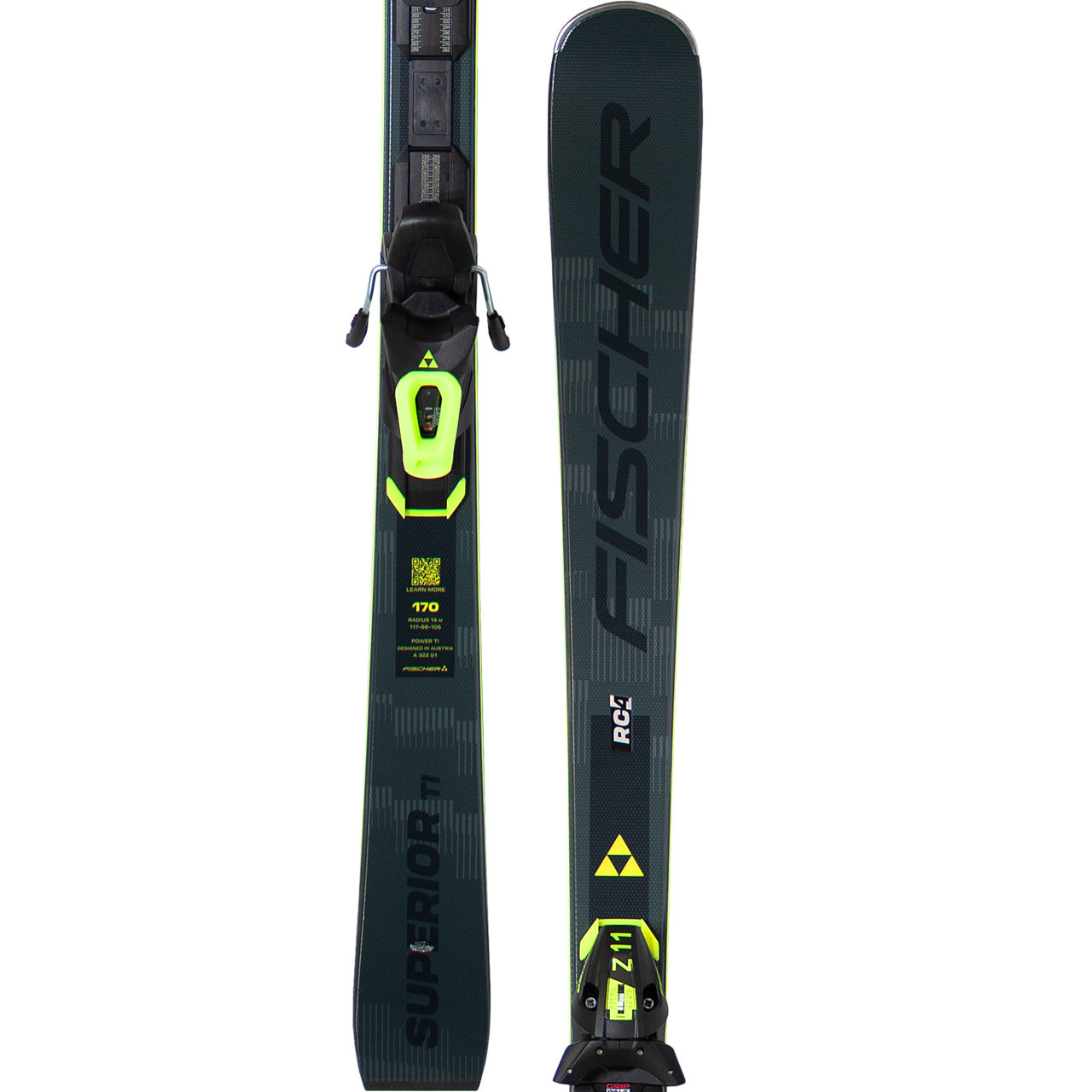 Fischer RC4 Superior TI PR grey/black/yellow - 163 cm