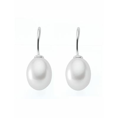 Paar Ohrhänger ADELIA´S "1 Paar 925 Silber Ohrringe / Ohrhänger mit Süßwasser Zuchtperle", silber, Ohrringe, Damen, Damen, Silber 925 (Sterlingsilber), 925 Sterling Silber mit Süßwasser Zuchtperle Silberschmuck für Damen