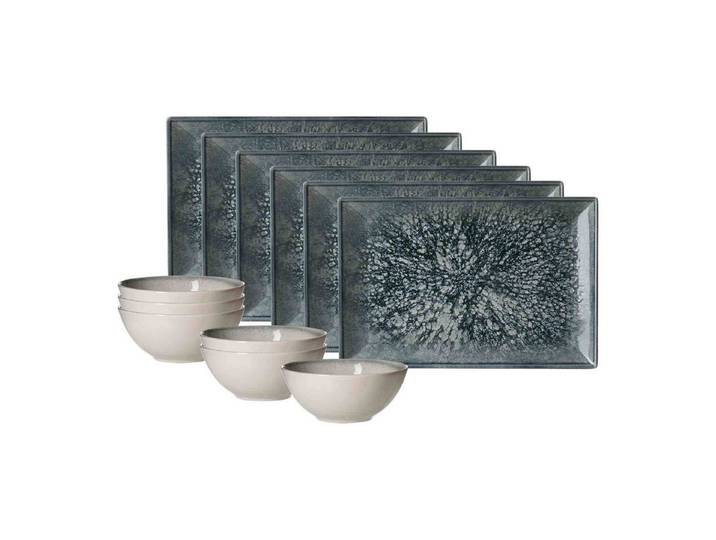 Ritzenhoff & Breker Frühstücks-Geschirrset Grana Brunch-Set 12-tlg. (12-tlg), 6 Personen, Steinzeug
