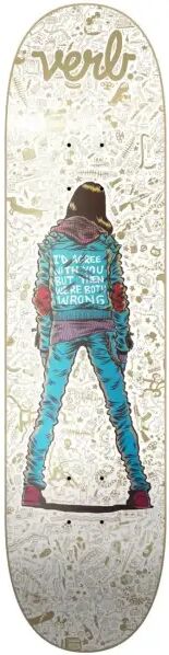 Skateboard Deck Verb Human (8" - Politics)