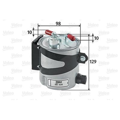 Valeo Kraftstofffilter [Hersteller-Nr. 587528] für Renault, Dacia