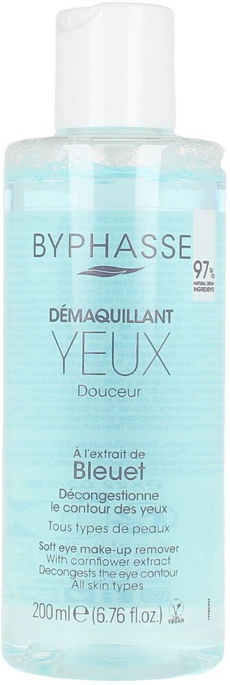 Byphasse Douceur Eye Make-up Remover Cornflower Extract 200 ml