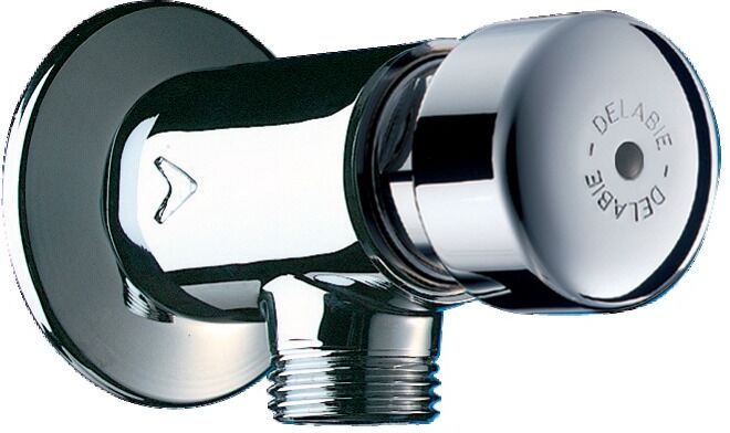 Robinet d'urinoir temporisé TEMPOSTOP mural équerre MM 1/2'' DELABIE 778000