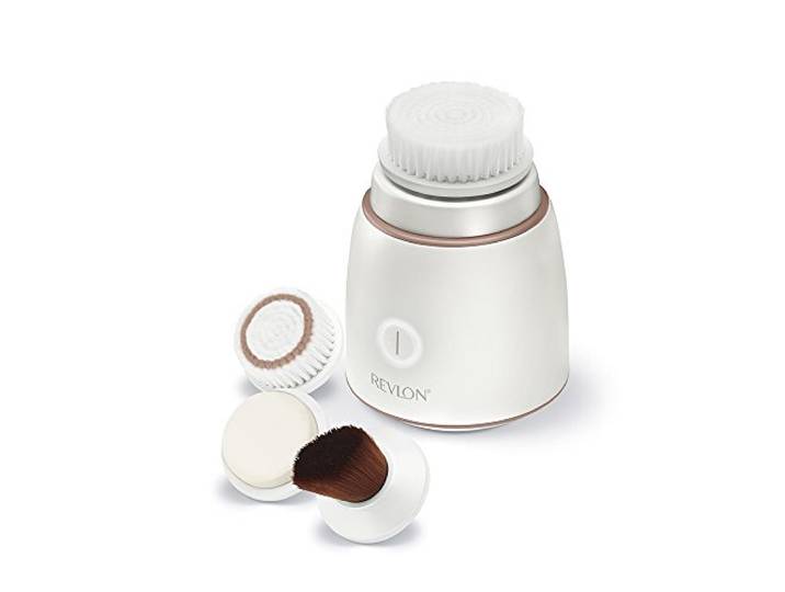 Revlon RVSP3538UKE Ultrasone Gezichtsreinigingsborstel, Wit
