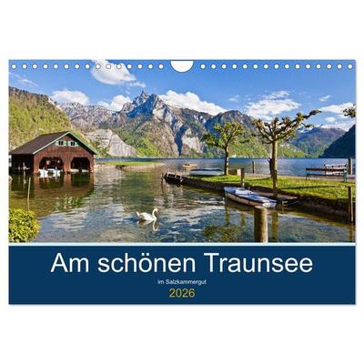 Am schönen Traunsee im Salzkammergut (Wandkalender 2026 DIN A4 quer), CALVENDO Monatskalender