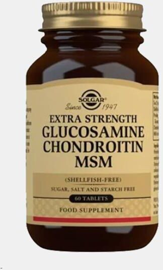 SOLGAR GLUCOSAMINE CHONDROITIN MSM 60 COMPRIMIDOS