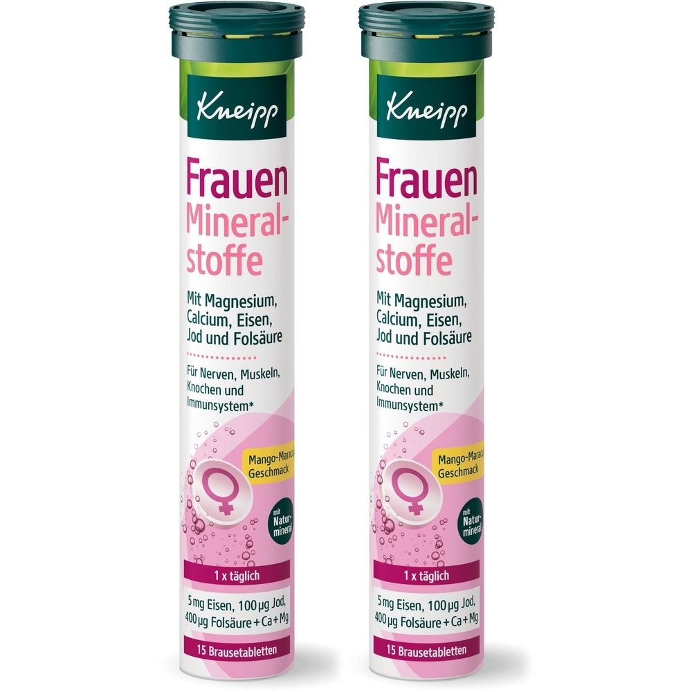 Kneipp Frauen Mineralstoffe Brausetabletten 2x 2x15 St