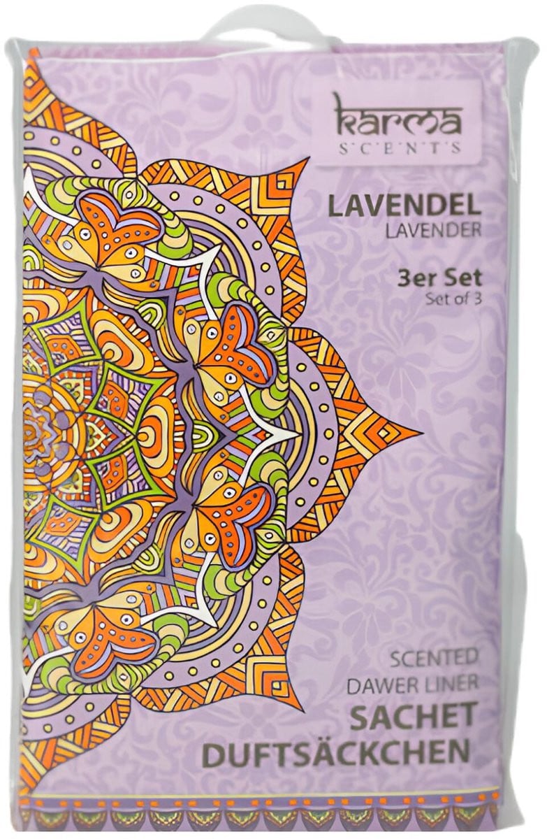 Home & Styling Set van 3 Lavendel Geurzakjes met Ophanghaakjes