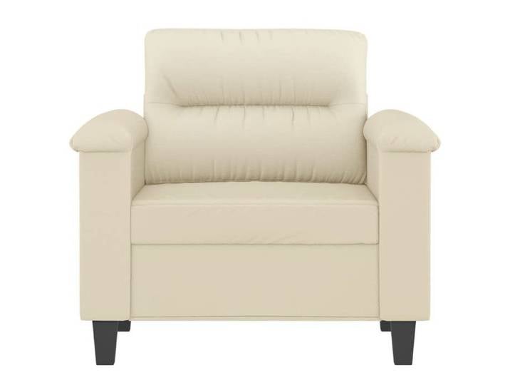 SWEETY@ Fauteuil moderne - Canapé simple - Crème 60 cm Similicuir LL539