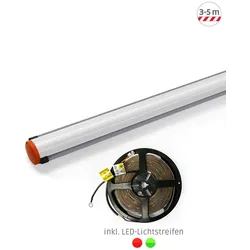 CARDIN Schlagbaum DOM4W für Schranke ELDOMS, Aluminium, 4 m