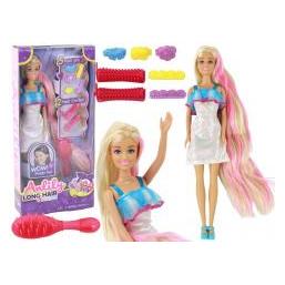 Lean Toys Leantoys Lalki Anlily D?ugie Blond W?osy Stylizacja Fryzur (40235763)