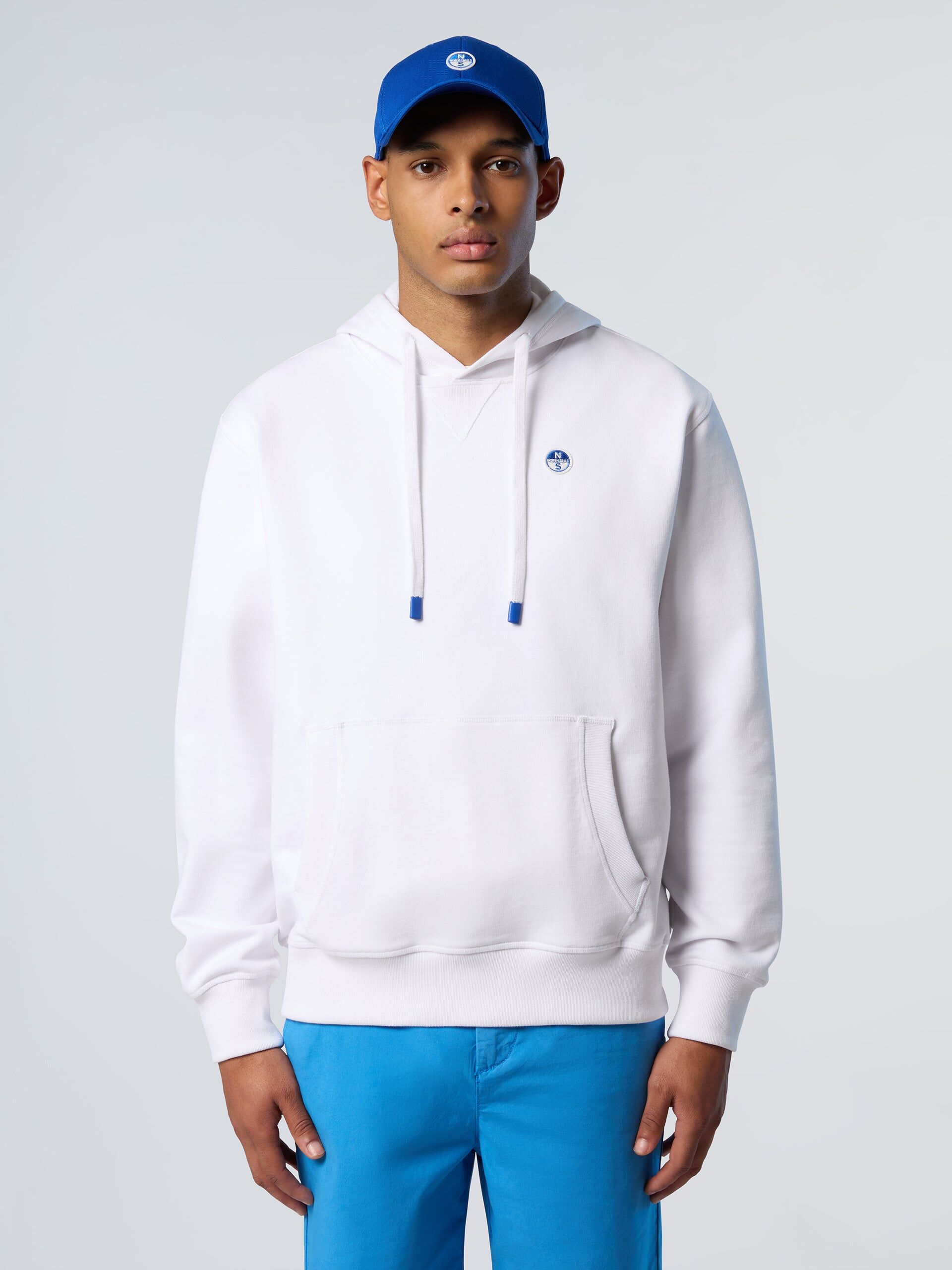 North Sails Hoodie mit Logoaufnäher Melon XL