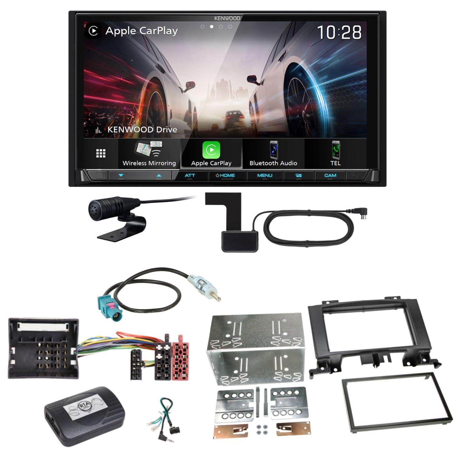 Kenwood DMX8021DABS Android Auto Einbauset für Mercedes Sprinter W906 Crafter