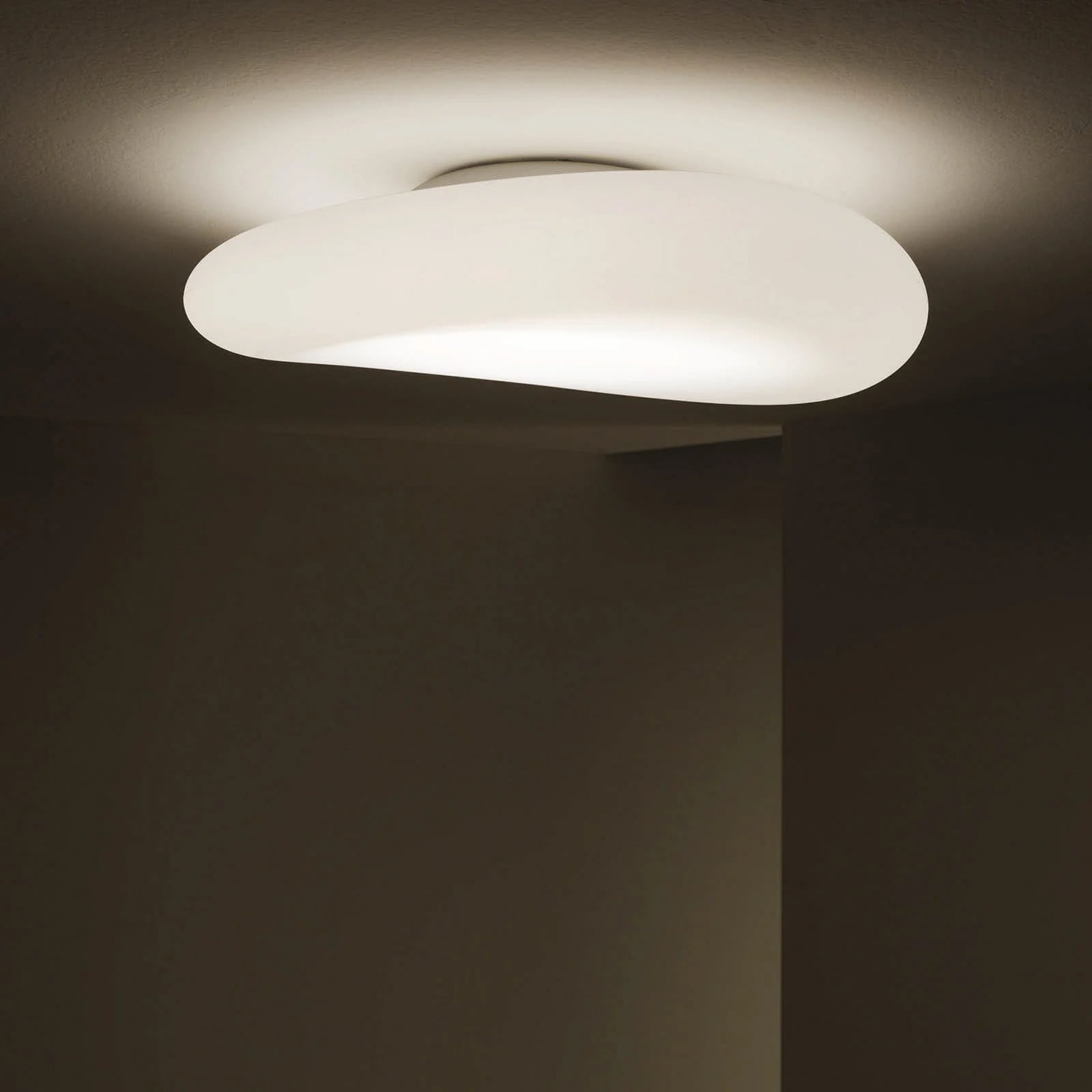 Stilnovo Mr. Magoo LED plafondlamp, Rond, Kunststof, Diameter: 76 cm