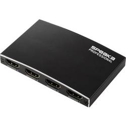 SpeaKa Professional SP-HDMIS-230 4 Port HDMI-Splitter Ultra HD-fähig 3840 x 2160 Pixel Schwarz SP-13904376