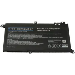 IPC Notebook-Akku B31N1732 REPLACE Asus (3600 mAh), Notebook Akku