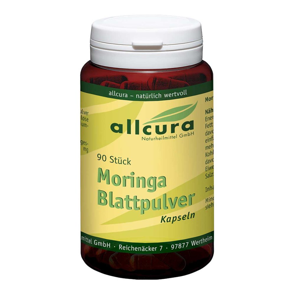 allcura Naturheilmittel GmbH Moringa Blattpulver Kapseln 10054675