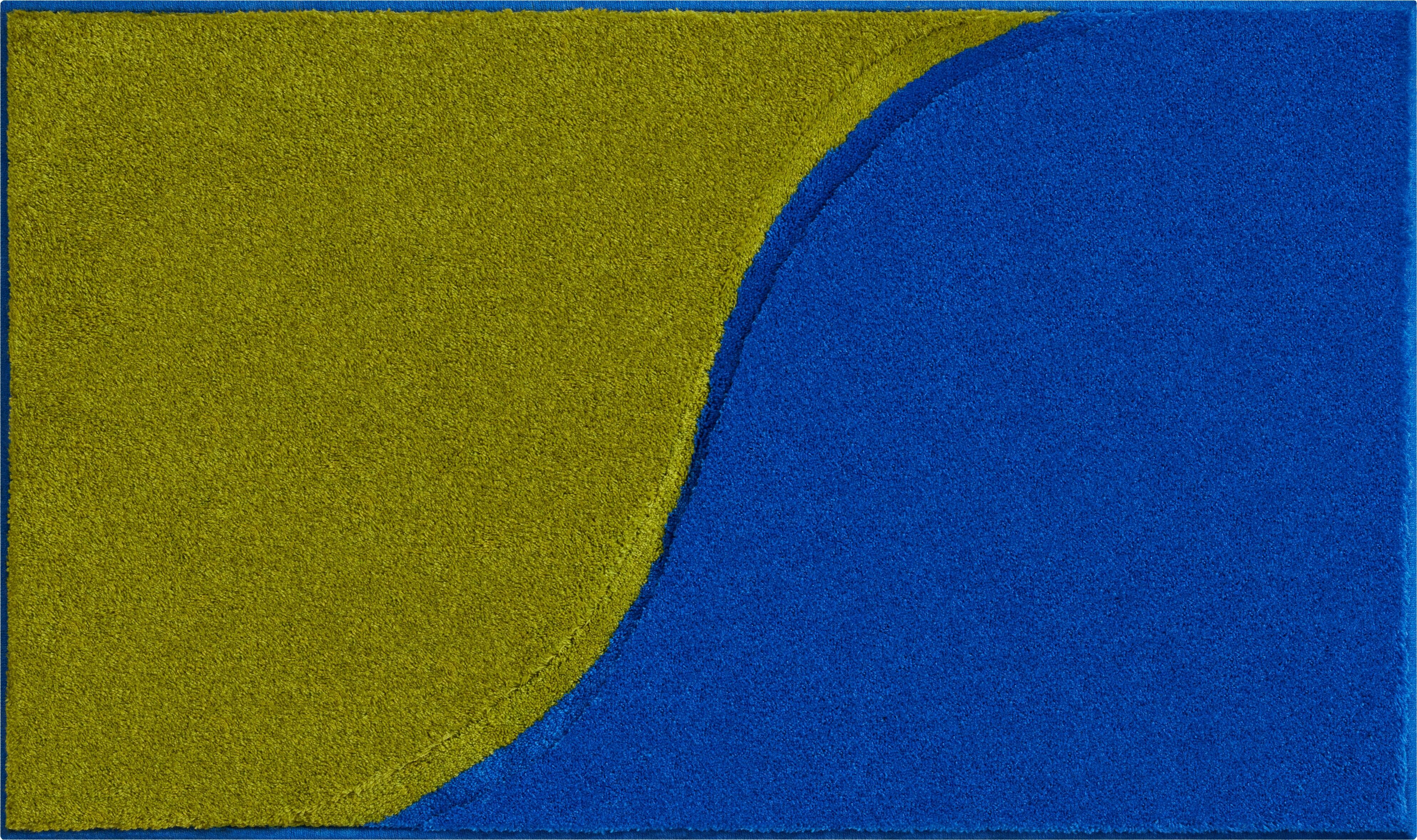 Badematte GRUND "Manta", blau, H:24mm, Polyacryl, Badematten, Badematte