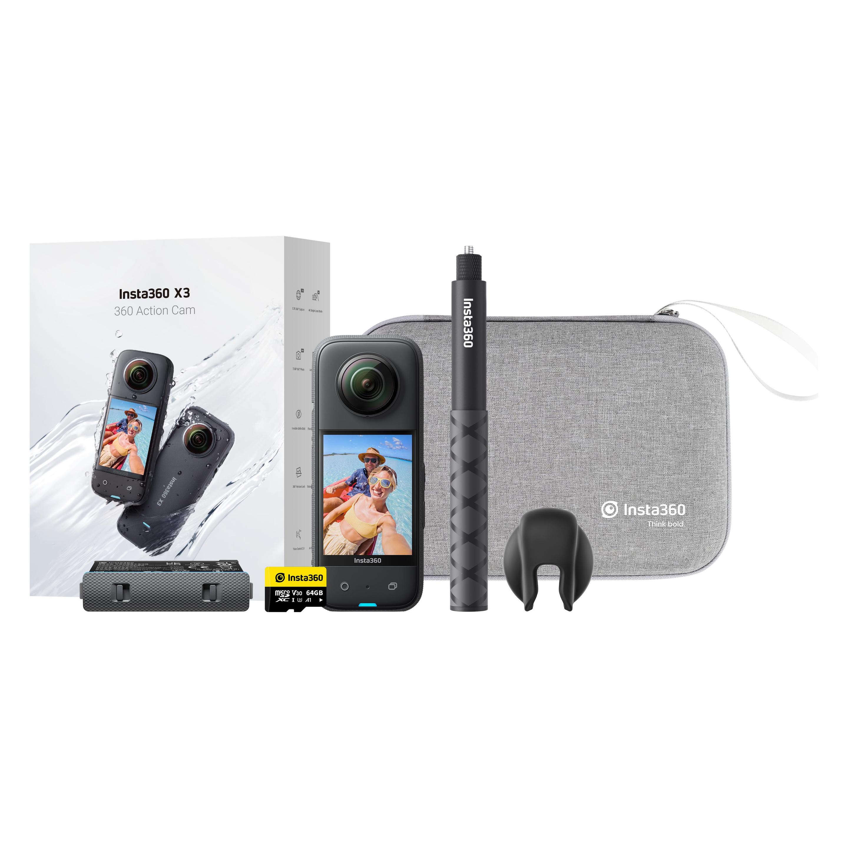 Insta360 X3 Advanced Combo (30p, Bluetooth, WLAN) (CINSAAQD)