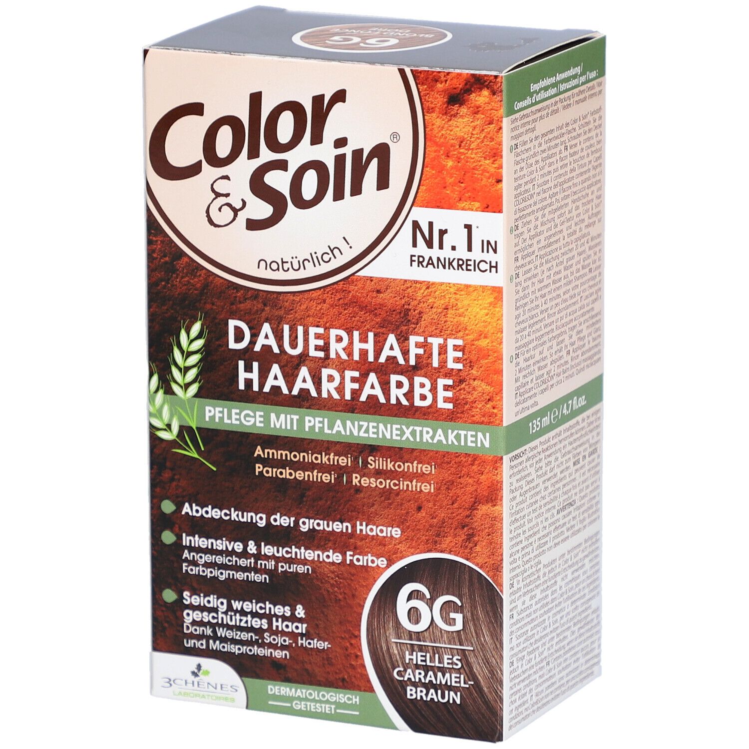 Color & Soin Coloration 6G blond foncé doré 135 ml Tinktur