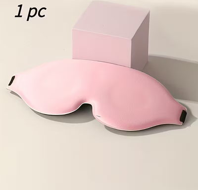 Daily Deals Depot Sleep Mask Soft Blackout Sleep Eye Mask For Travel, Home & Restful Sleep pink