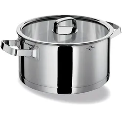 Küchenprofi Bratentopf San Remo Ø 24 cm Edelstahl Silber