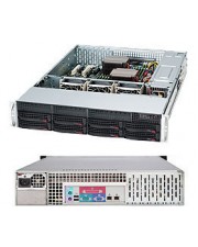Supermicro SC825 TQC-600LPB Rack einbaufähig 2U Erweitertes ATX SATA/SAS Hot-Swap 600 Watt Schwarz (CSE-825TQC-600LPB)
