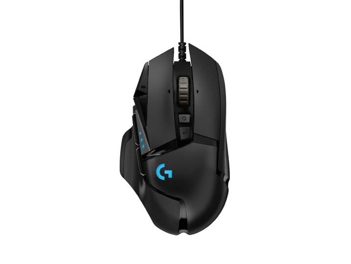 Logitech Souris filaire gaming droitier G502 HERO - 11 boutons - USB-A - 5 profils programmables - Noir