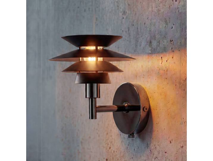 OSRAM Wandlampe Decor Element, schwarz, für Wohn- / Esszimmer, Metall, Modern, Wandleuchte, Wandlampe Innen