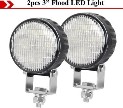 Inspired Living High Intensity 3 Inch LED Work Light Bar For Off Road Trucks & Motorcycles 2pcs 3inch Flood