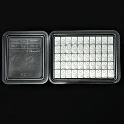 Palladiumtafel VALCAMBI (50x 1g Pd) "CombiBar"