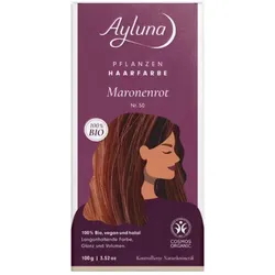 Ayluna Haarfarbe Maronenrot