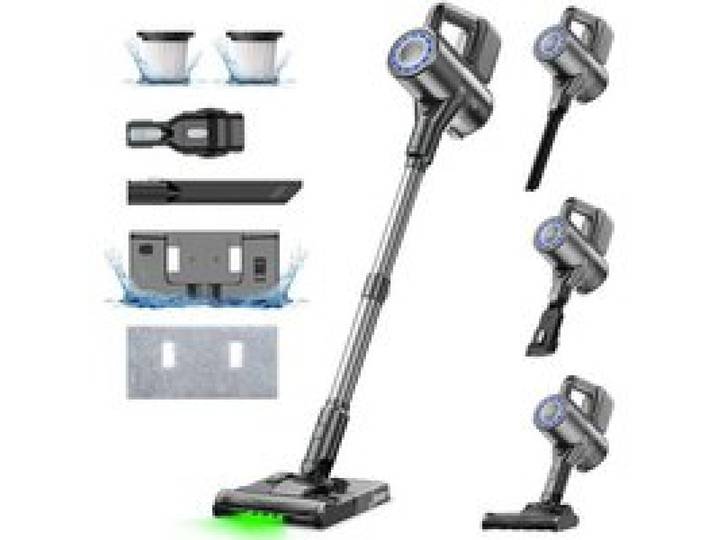 Aspirateur balai sans fil - NETTLIFE - S7 Plus - 40 kPa - 40 min autonomie - 500W