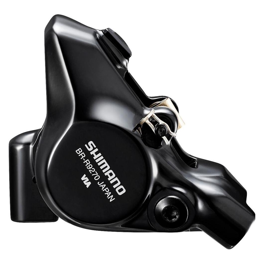 Shimano Bremssattel Dura-Ace BR-R9270 Vorne Flatmount, mit Adapter Box (Bremssattel, 2) (IBRR9270F6RF)
