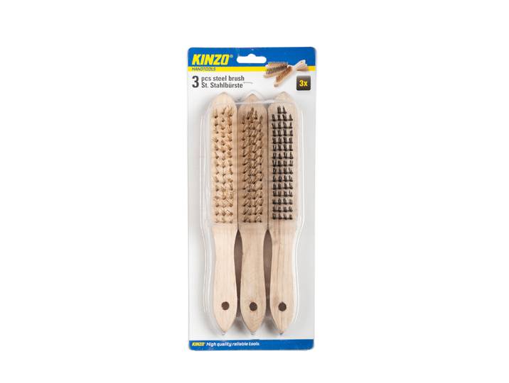 Stahlbürste Set 3-teilig